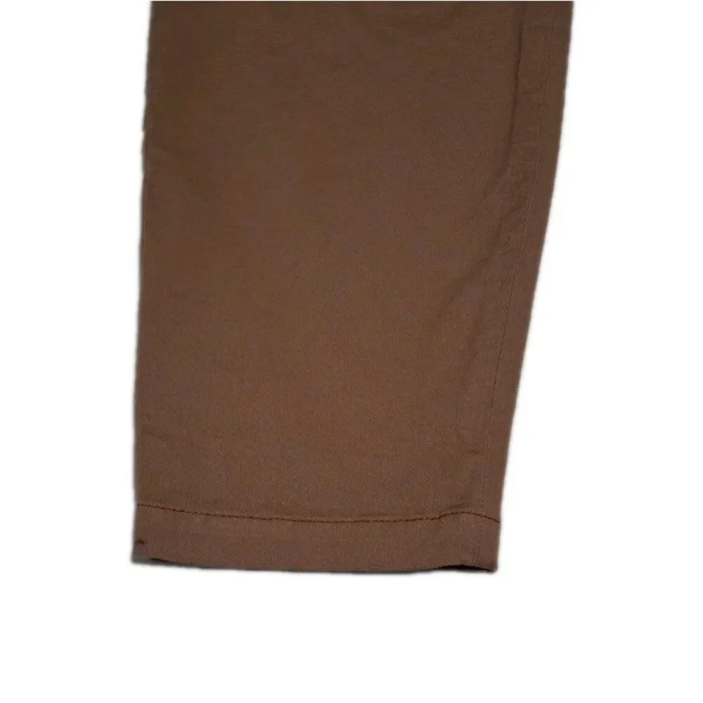 Wrangler 34/32 Relaxed Fit Mens Khaki Pants  Tan Chino Straight Regular Adult - Picture 10 of 16